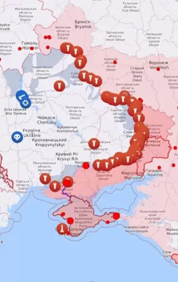 Мапа бойових дій в Україні: 07.05.2024